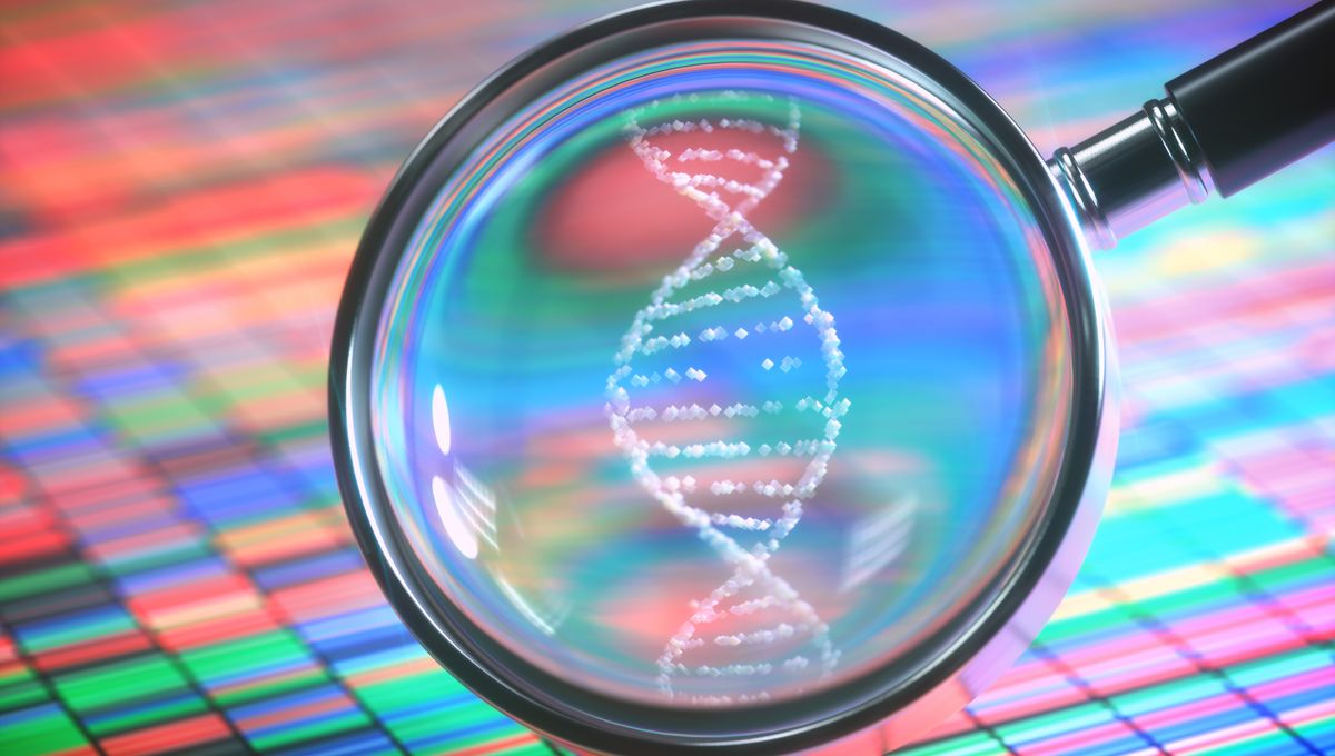 Striking Visual Captures DNA as a Symbol of Evolution