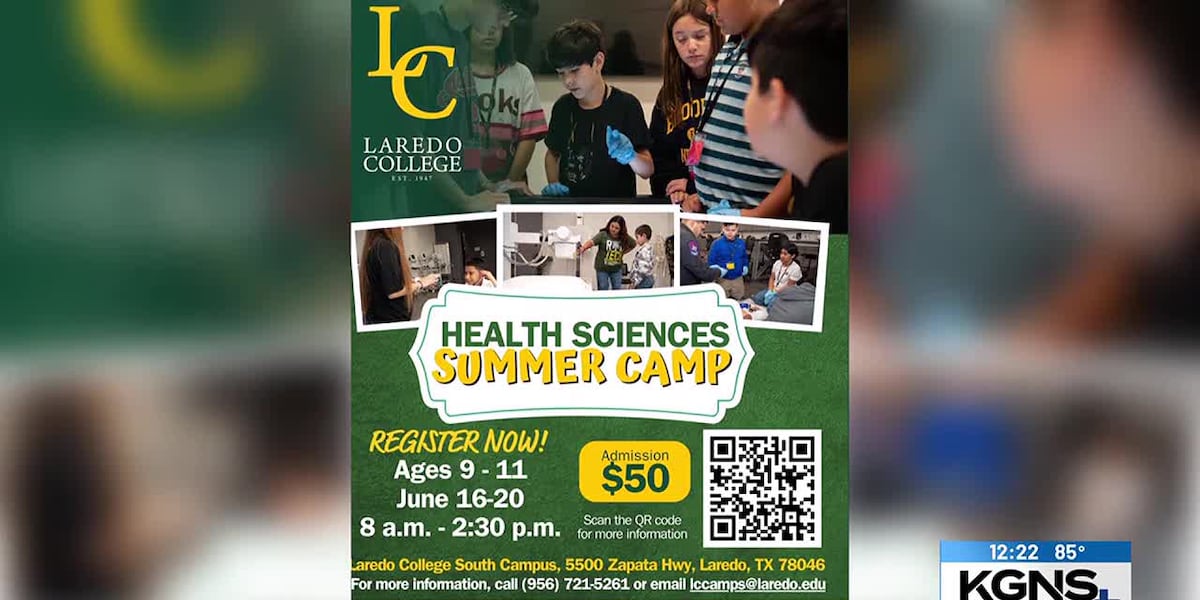 Laredo College Hosts Summer Camp to Promote Health Careers Among Youth