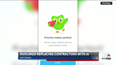 Duolingo Replaces Contract Workers with AI Technology