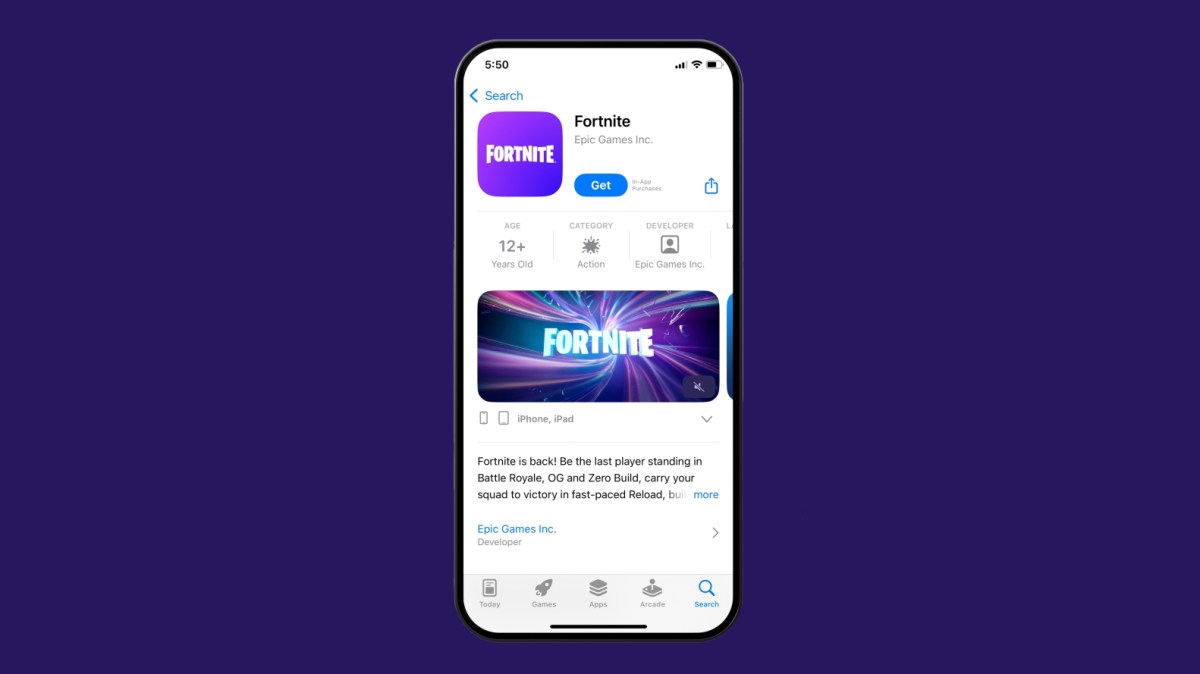 Fortnite Returns to U.S. App Store After Prolonged Legal Battle with Apple Fortnite Returns to U.S. App Store After Prolonged Legal Battle with Apple