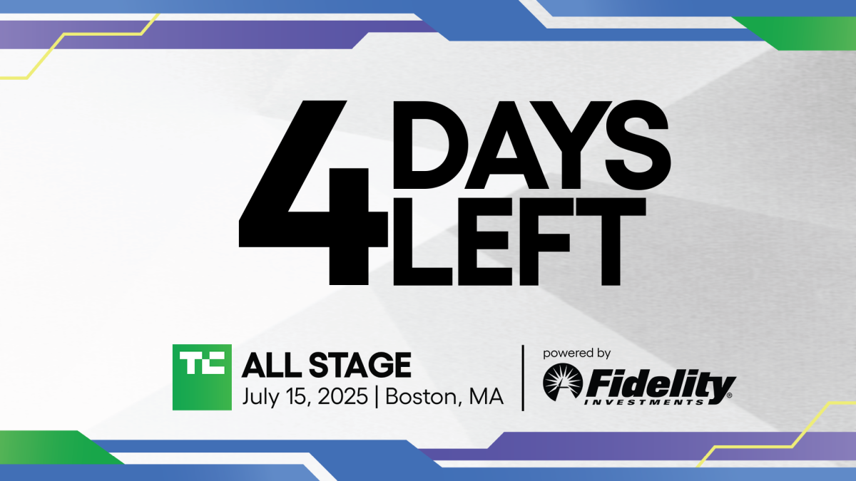 Final Countdown: Four Days Left for Discounted Registration to TechCrunch All Stage 2025 Final Countdown: Four Days Left for Discounted Registration to TechCrunch All Stage 2025
