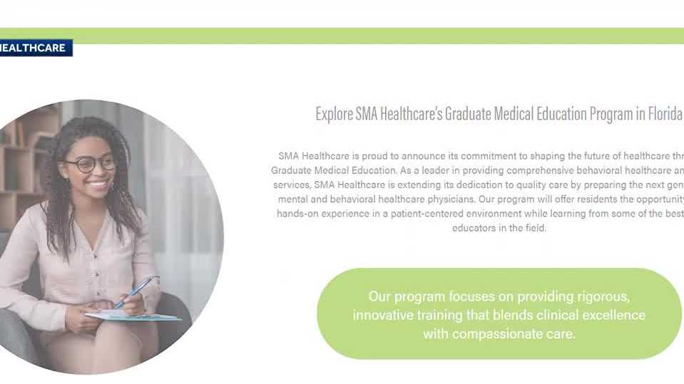 SMA Healthcare Launches New Psychiatric Residency Program to Address Mental Health Provider Shortage